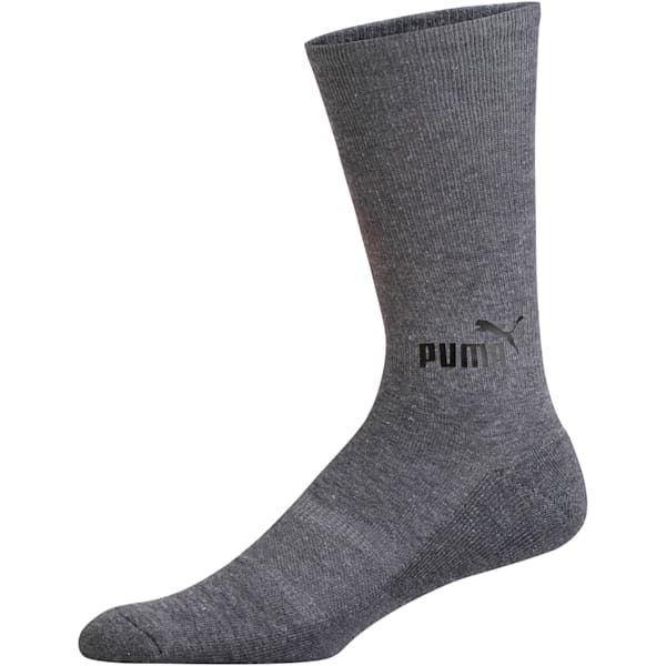 1/2 Terry Men’s Crew Socks [3 Pack], OLIVE, extralarge